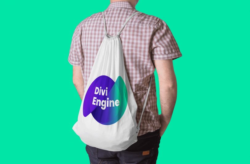 Divi Engine String Bag (Big Logo) - immagine 2