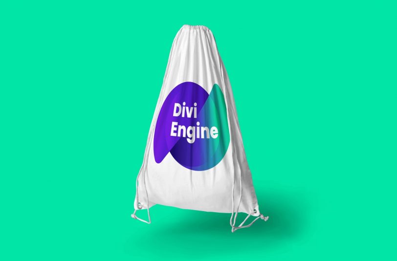 Divi Engine String Bag (Big Logo) - immagine 3